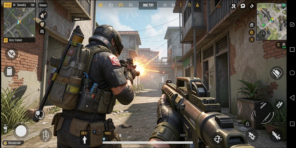 Gameplay mengesankan dari INK789 dalam pertempuran FPS yang seru.